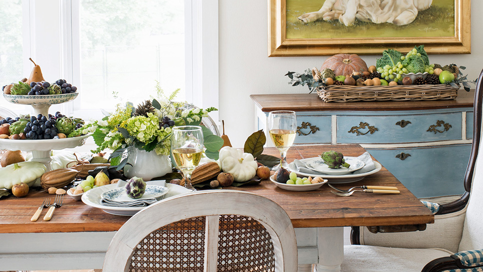 Dining Room Table Set for Fall-Inspired Entertaining