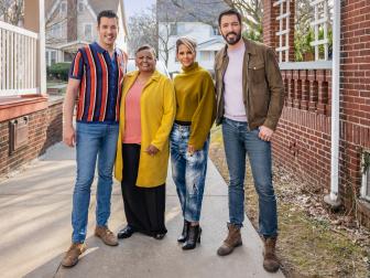 Halle Berry with Drew and Jonathan Scott reveal the fully renovated home to her fifth grade teacher Yvonne Sims, as seen on Celebrity IOU.